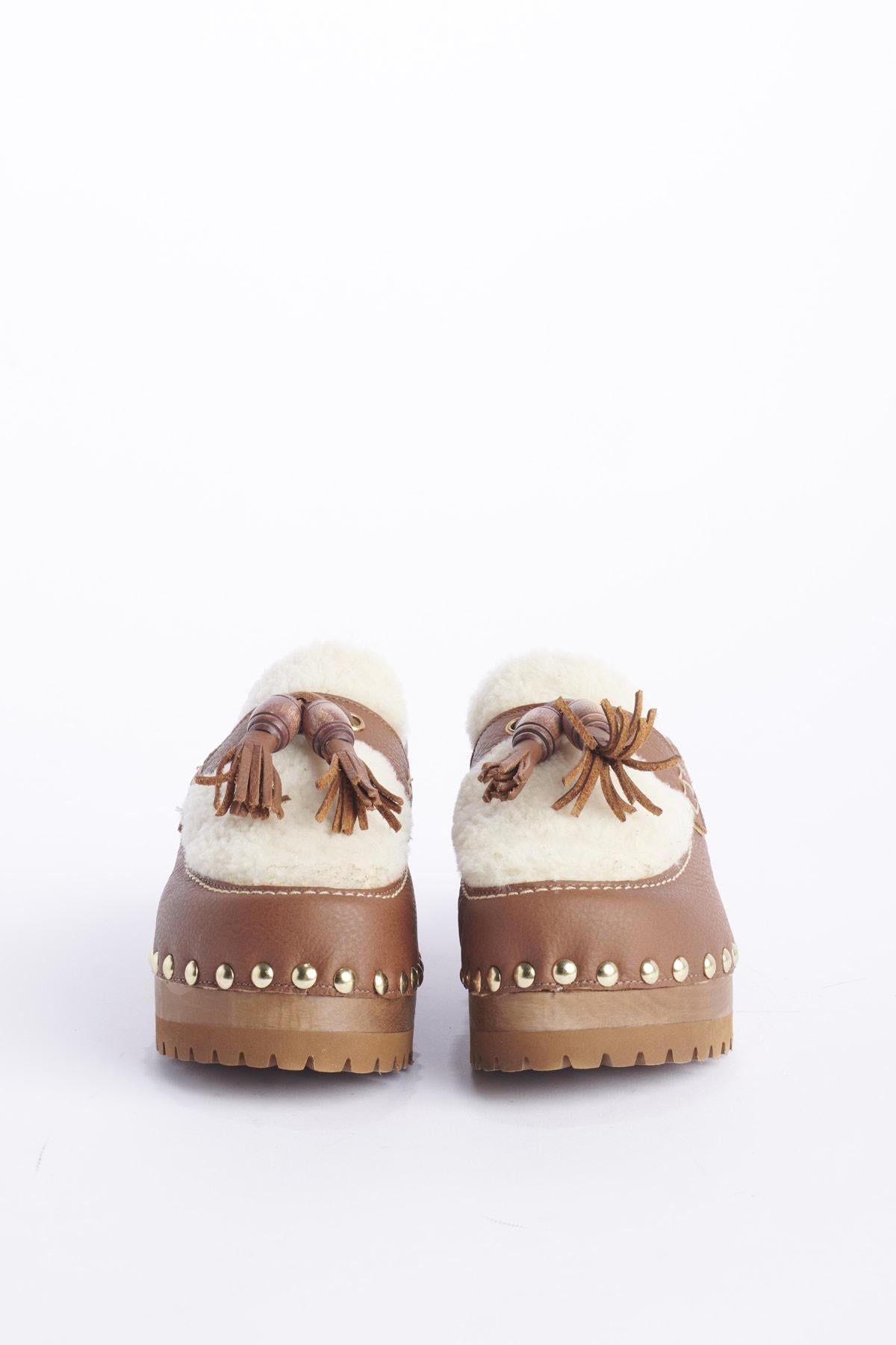  JDPF23FO10036936LAOFERCLOGS6 TAN LEATHER jejia 