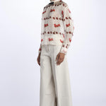 Camicia chiffon righe G043 5539 SAC1 n21 