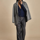 MIL LAU2 cardigan a costine fin.16 MIL LAU2 E21210 BLU milaura 