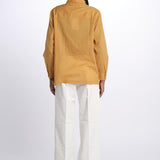 Camicia ANGELO con rouches ANGELO1TEE RUST antik batik 