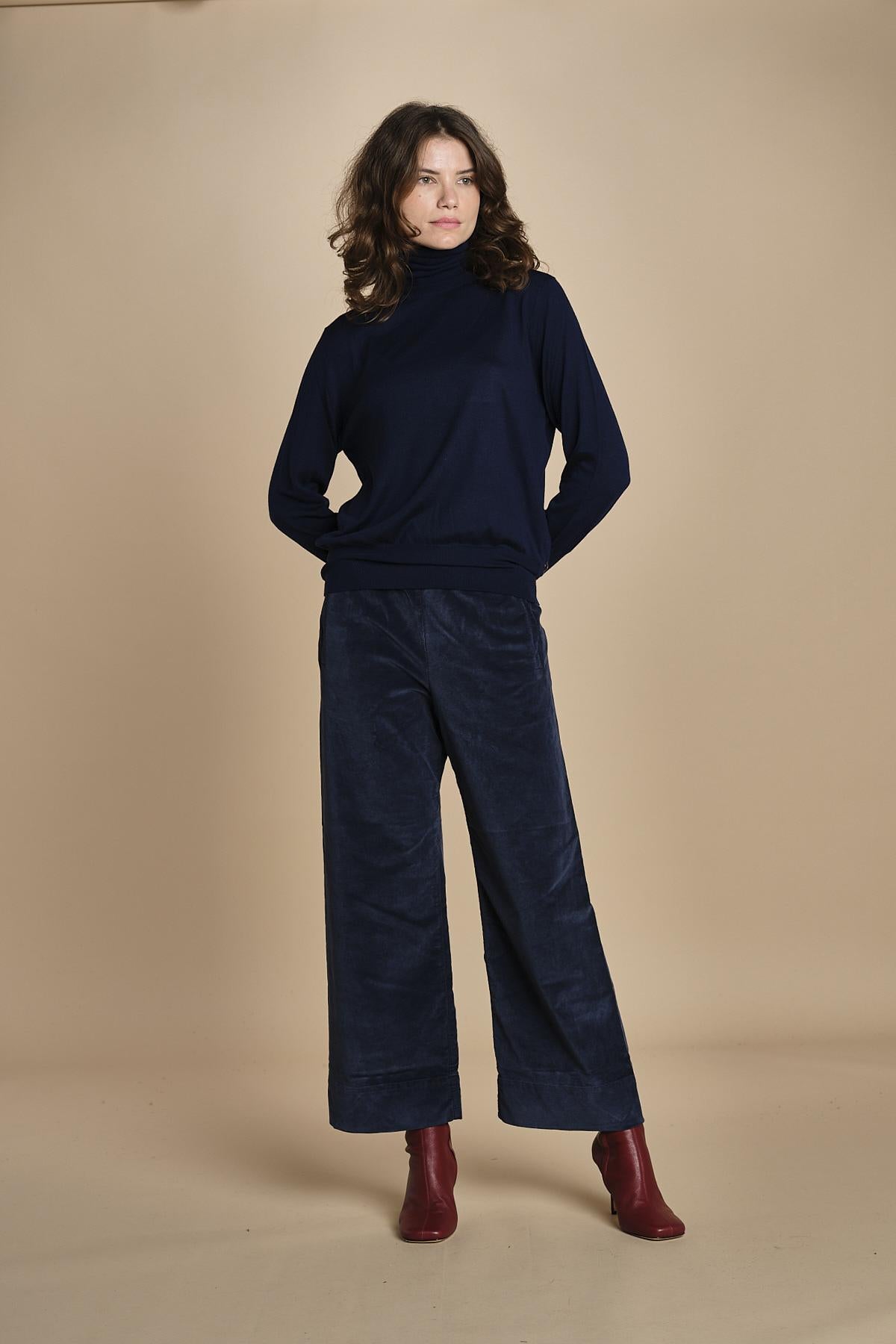 73% COTONE 25% TENCEL 2% ELASTAN STELLA XV01 040 BLU NOTTE ps don't forget me 