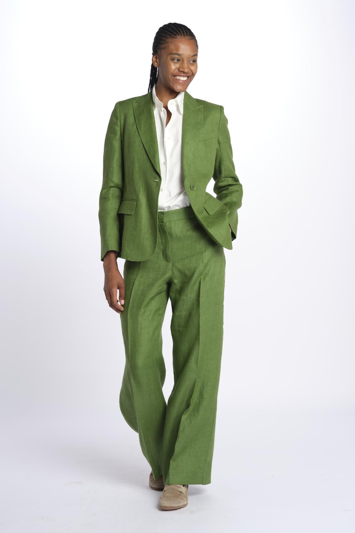 Pant MALIZIA lino pinces 2515131052600 026 weekend maxmara 