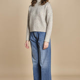 MYAC maglia collo alto in shetland BEMT512 NATURAL hartford 