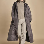 piumino lungo. 90110 ANTRACIT sittingsuit 