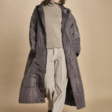 piumino lungo. 90110 ANTRACIT sittingsuit 