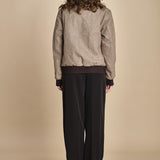 bomber panno uomo BMSWIFTF5 TAUPE bombers original 