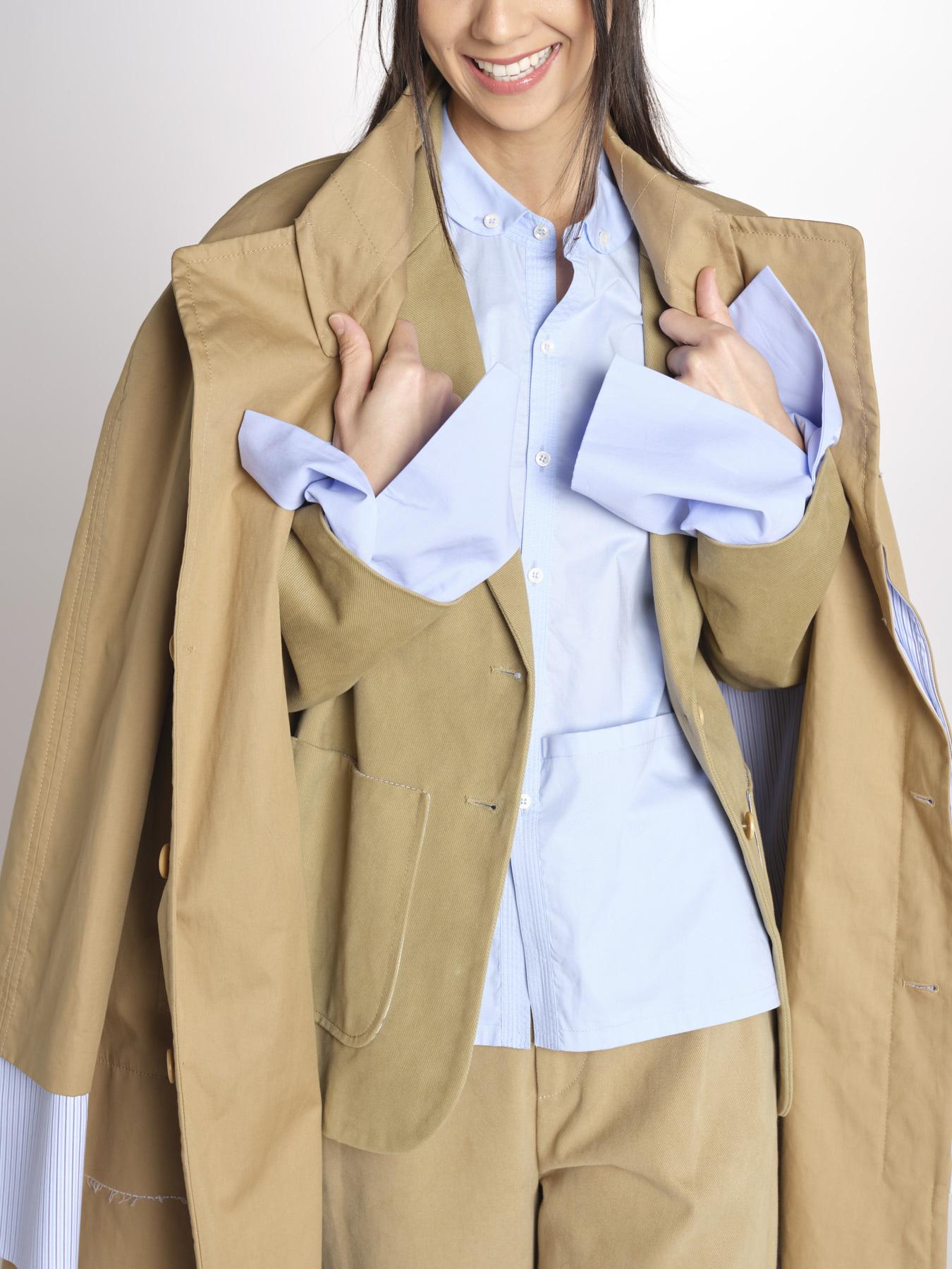 Giacca in canvas con tasche toppa CAMILLE MJD522_ATEX46 NUT jejia 