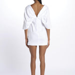 DRESS HELLI mini abito con manica a sbuffo DRESS HELLI BIANCO inasami 