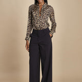 0188 pantaloni pences tela lana MOD.0188 BLU aspesi 
