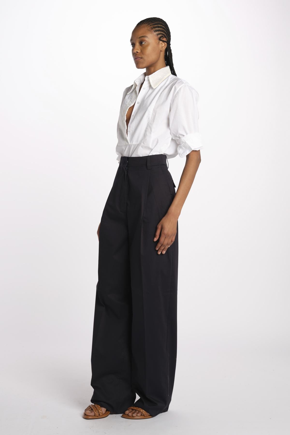 Pantalone AXEL con pinces tasche AXEL T0194 NIGHT BLUE the latest 