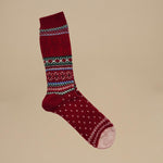 calze con greche natalizie 80423900 PATTERN RED anonymous 