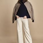 denim over FLEURE WF GREIGE fam 