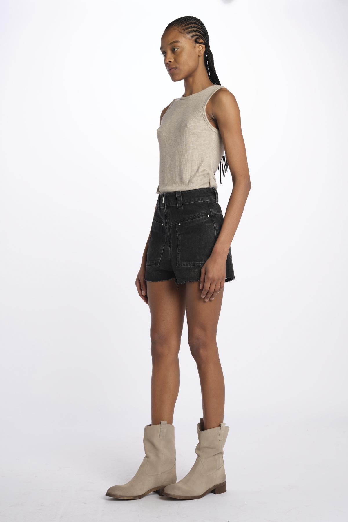 Shorts denim COCDAVID ECRU ba&sh 