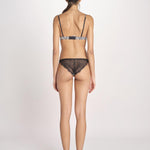 slip in pizzo e satin zebrato WILD ROSE L25101024 ZEBRA PRINT love stories 