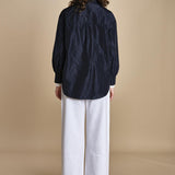 camicia in taffetas 5N25 BLU aspesi 
