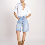 bermuda in denim 4128-1296 OWE SOW SURREAL mother 