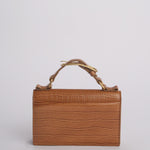 Clutch AUDREY MINI CLUTCH pelle B575CFC CAMEL studio AMELIA 