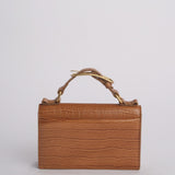 Clutch AUDREY MINI CLUTCH pelle B575CFC CAMEL studio AMELIA 
