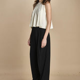 top in maglia plisse SERRES ECRU ba&sh 