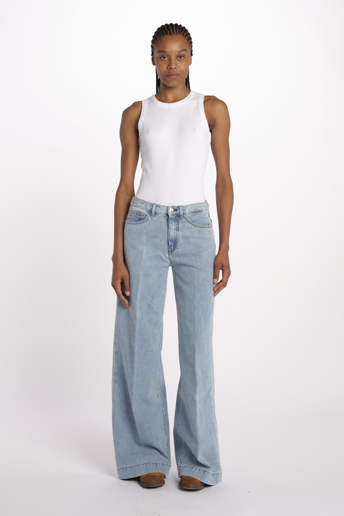 Pantalone Over denim NADIA123 217LLB17 nine in the morning 