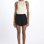 Shorts con coulisse 40810-412 NERO federica tosi 