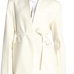 Blazer senza revere 142504 IVORY lvir 