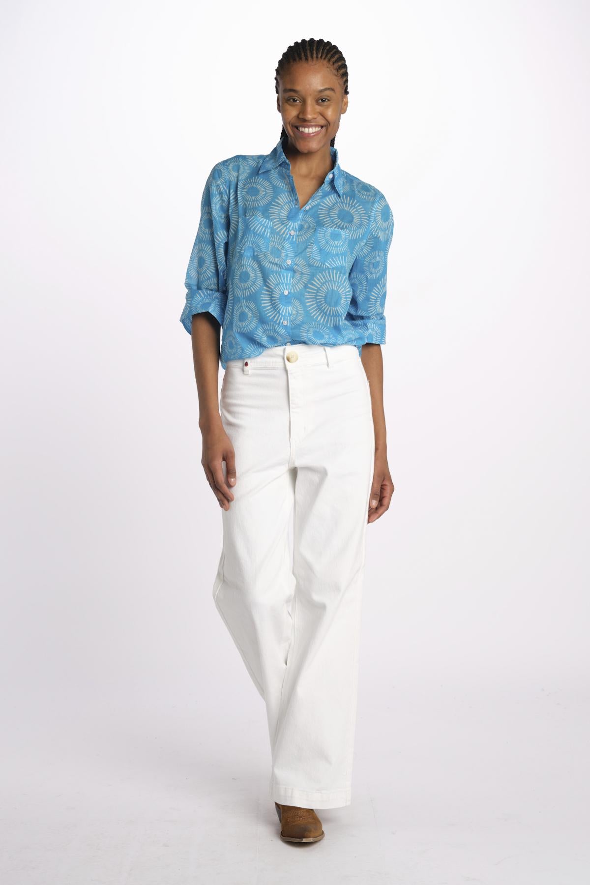 Camicia FLEUR SX7522 505J terre rouge 