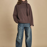 top in jersey con nodo. SWE0400FREJA MAR45 soeur 