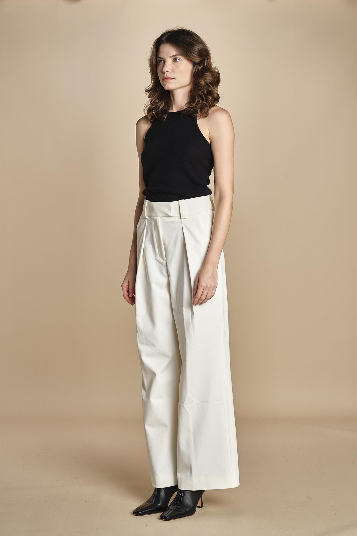 pantalone smoking PEONY ROSE IO1100X5121 WH011 ivy oak 