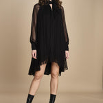 DOLLY MINIABITO IN VOILLE DOLLY BLACK mes demoiselles 