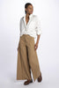 ORIANA cropped trousers with denim ribs