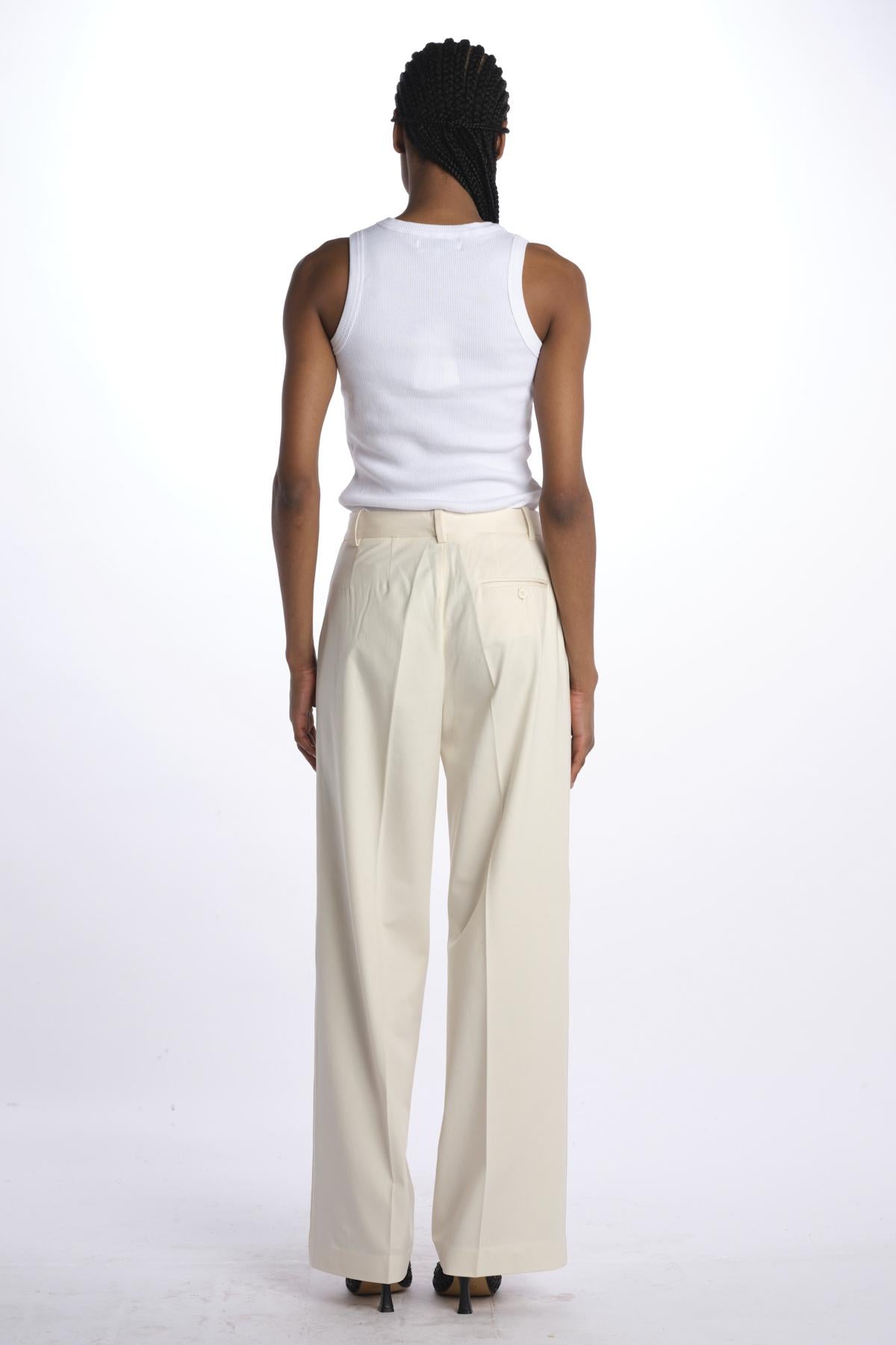 Pantaloni filo scozia 3418 AVORIO circolo 1901 