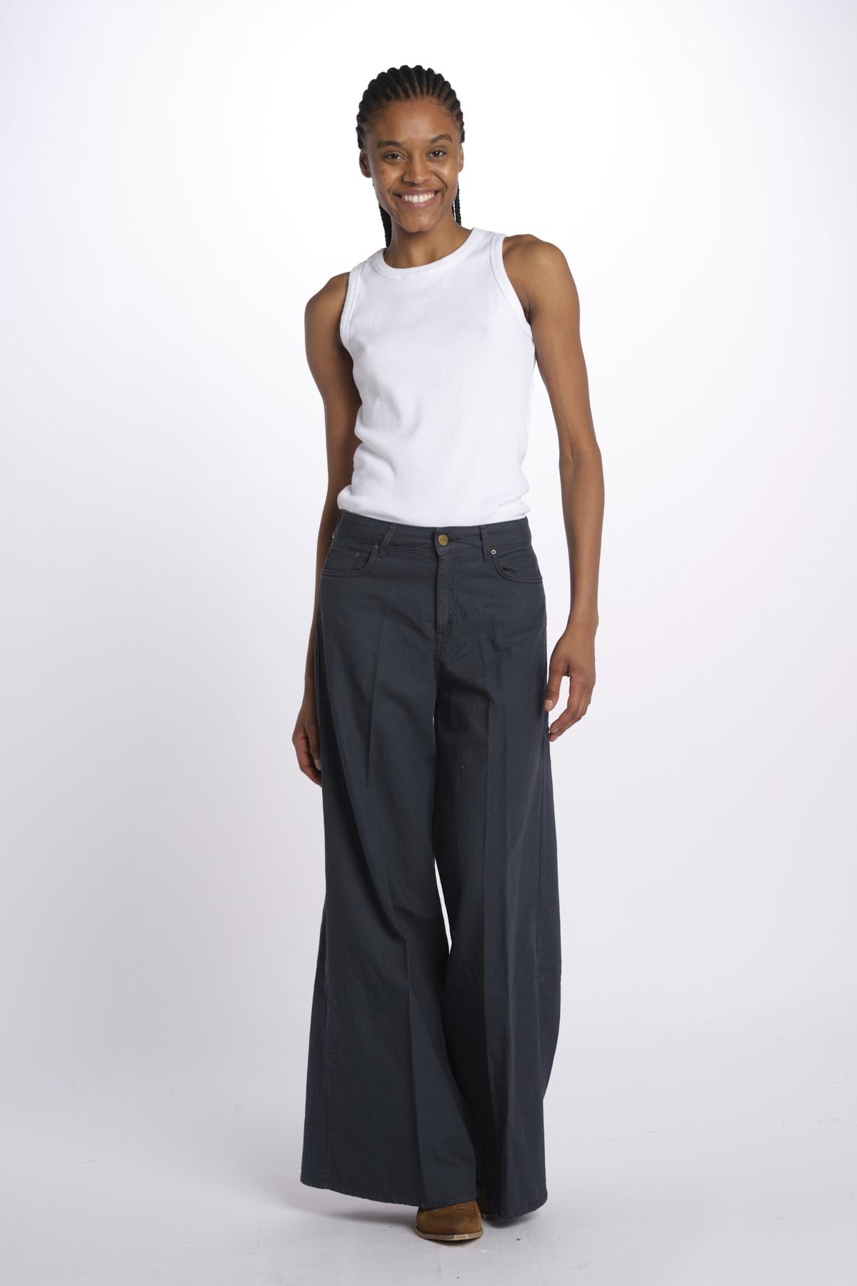 Pantalone SERENA misto lino 4 tasche SERENA TMLS06 040 ps don't forget me 