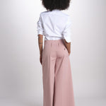 pantalone largo con nervature ORIANA 540 54165 quelledue 