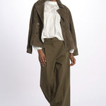 Pantalone lungo NEBBIE 2515131121600 002VERDEKAKI weekend maxmara 