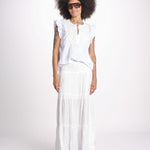 camicia con ricamo HEITABLATU BLANC laraethnics 