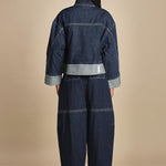 giubbotto over in denim BOXY JACKET 60877LID DA402 DARK INDIGO phillip lim 