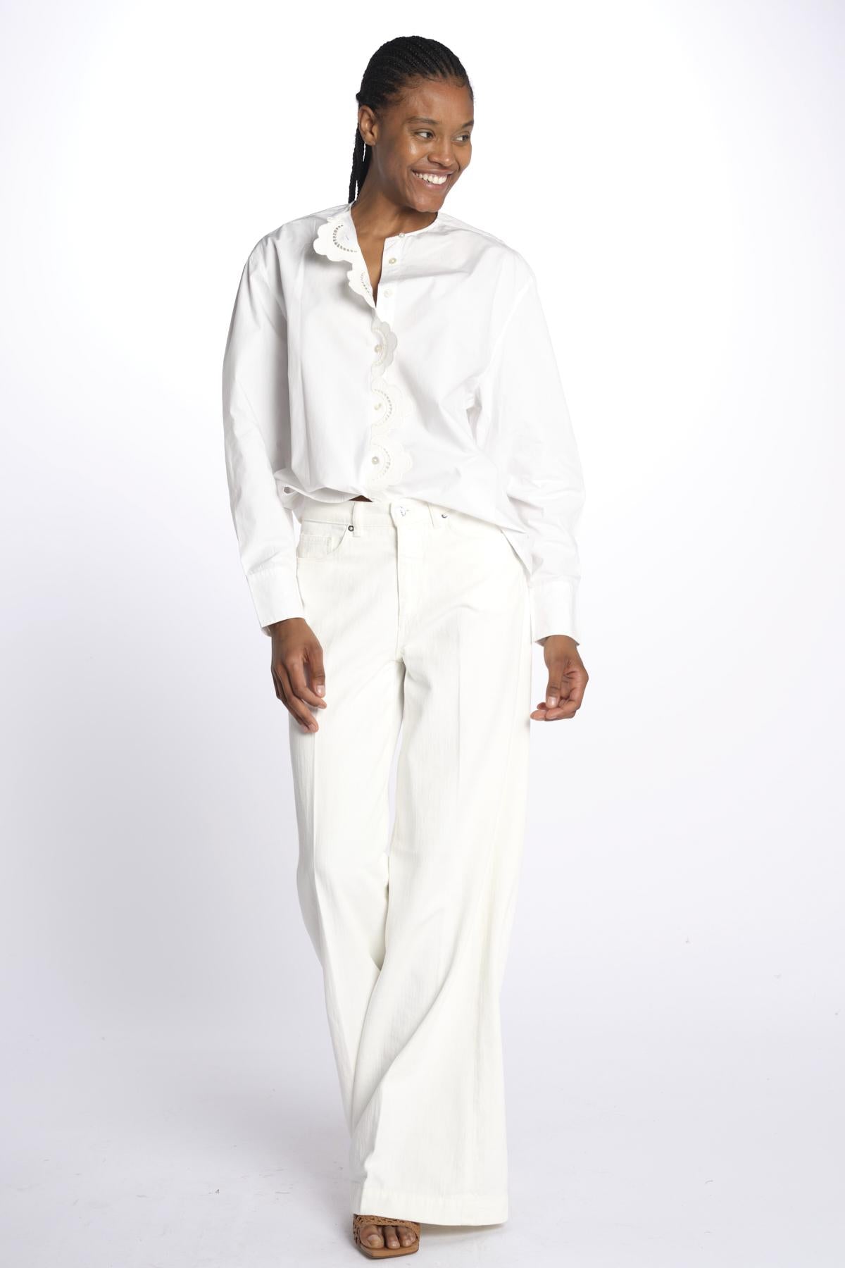 Camicia RANGO m/l smerlo RANGO WHITE laurence bras 