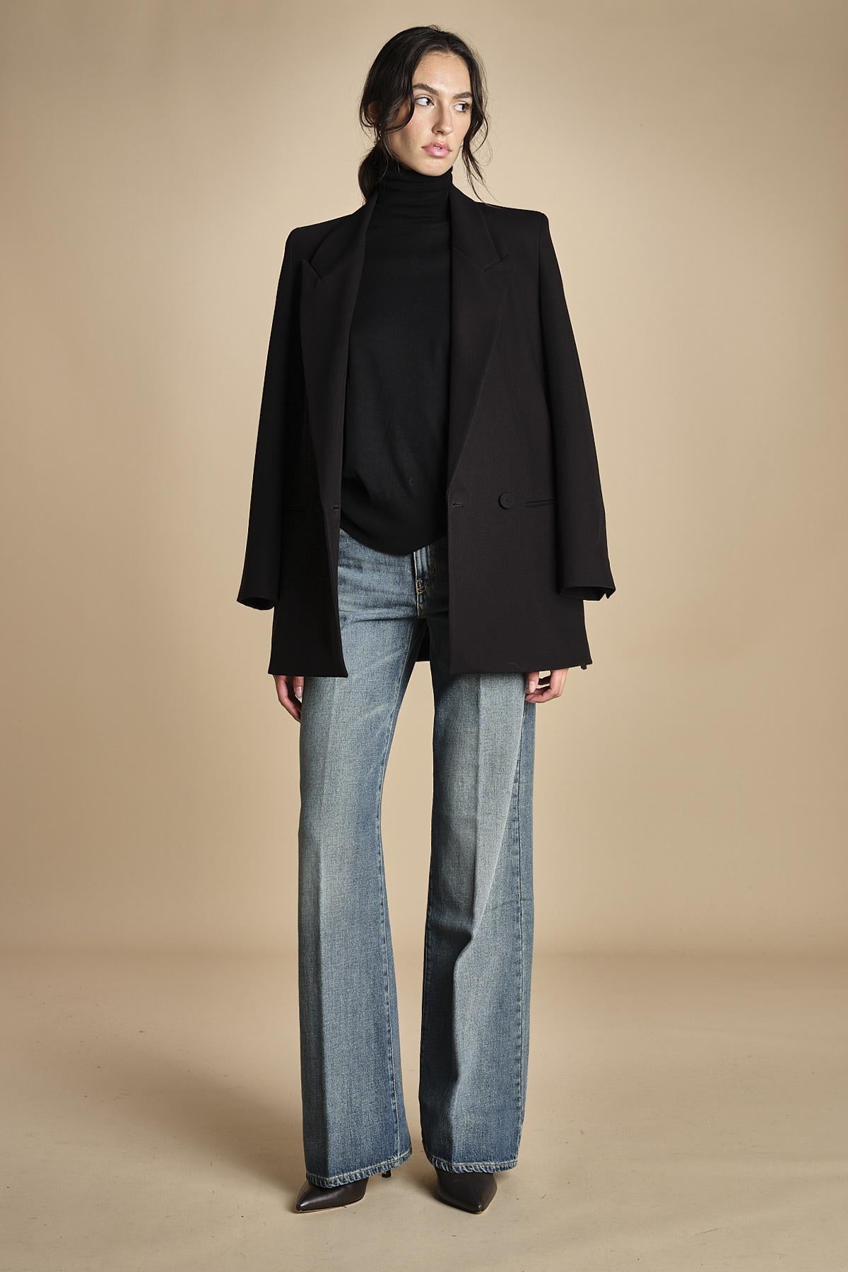 denim lungo diritto CLARA OPENBLU true avenue 