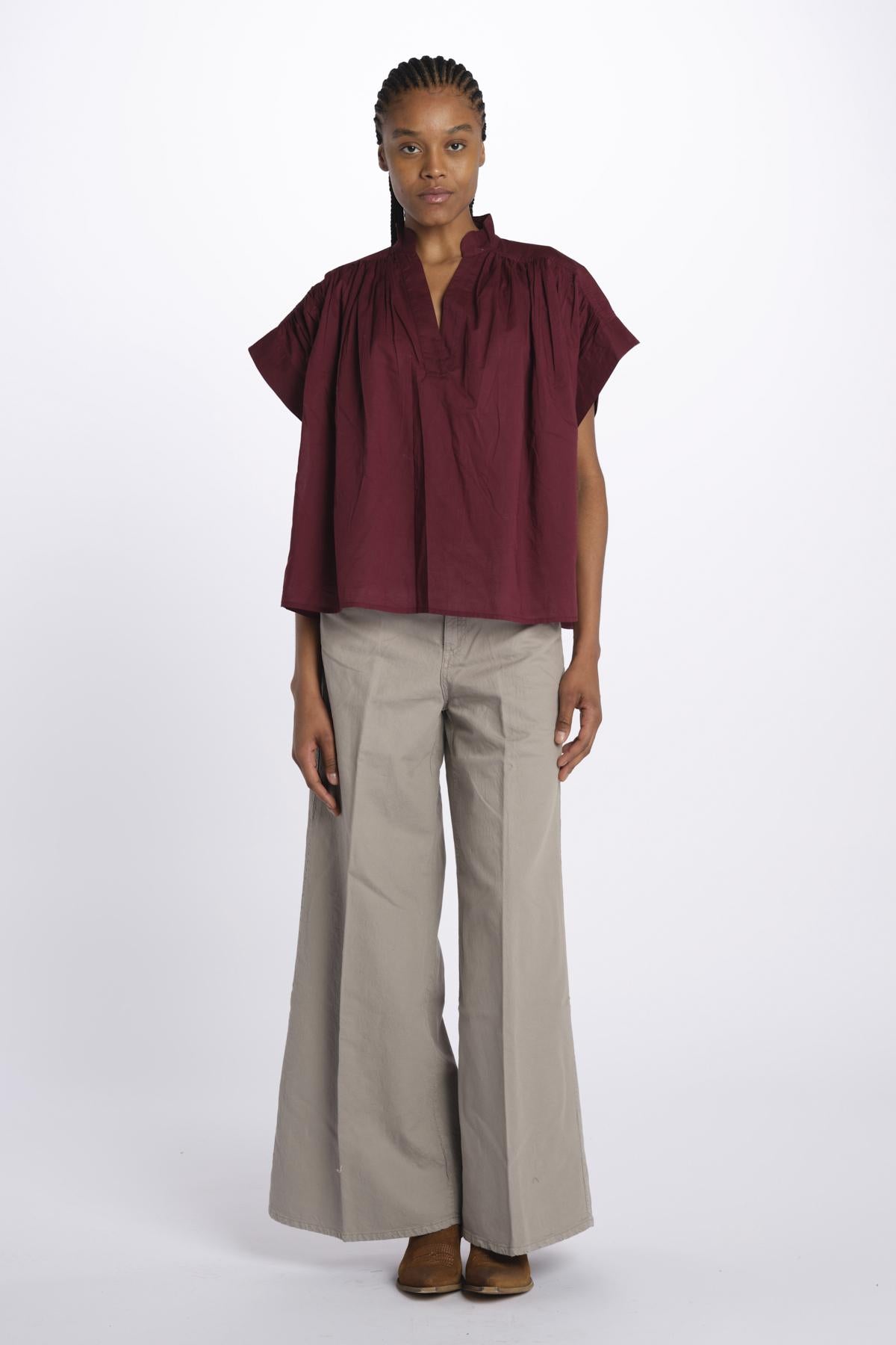 Camicia CORY m/c voille CORY BORDEAUX vanessa bruno 