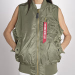 Gilet SS156146 01 SAGE GREEN alpha 