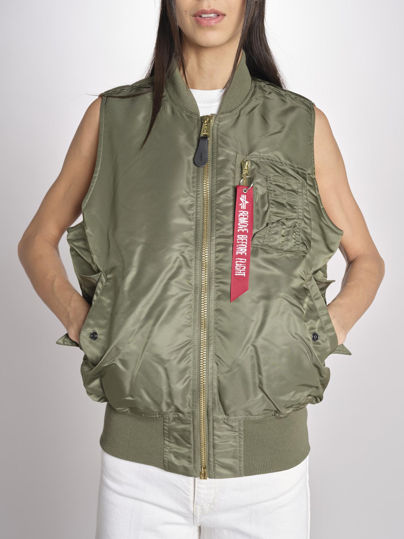 Gilet SS156146 01 SAGE GREEN alpha 