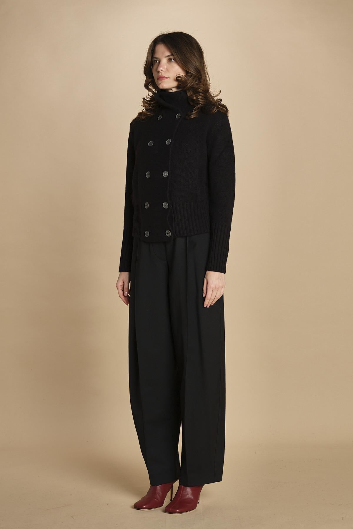 Giubbottino doppiopetto D2300698 NERO milaura 