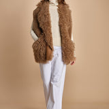 021 gilet montone 25021-302 MASTICE milaura 