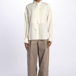Camicia LS TIE jeans 21654MLY PARCHMENT phillip lim 