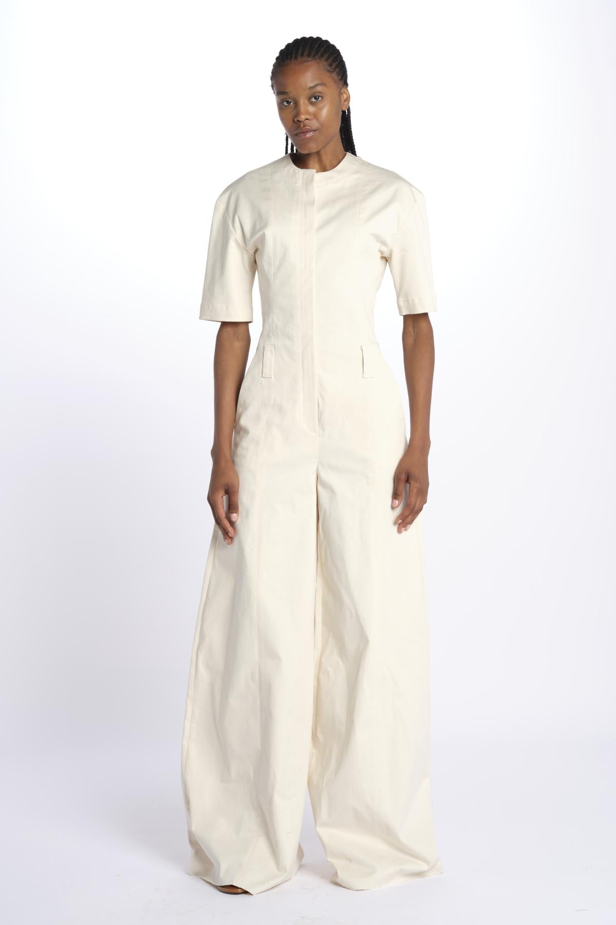 Tuta m/c BIANCA con zip BIANCA 3109 T0199 the latest 
