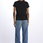 T-shirt girocollo m/c basic WSCT20 DEPP BLACK merz b 