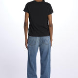 T-shirt girocollo m/c basic WSCT20 DEPP BLACK merz b 