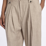 Pantalone CRISTAL pinces CRISTAL KHAKI true avenue 