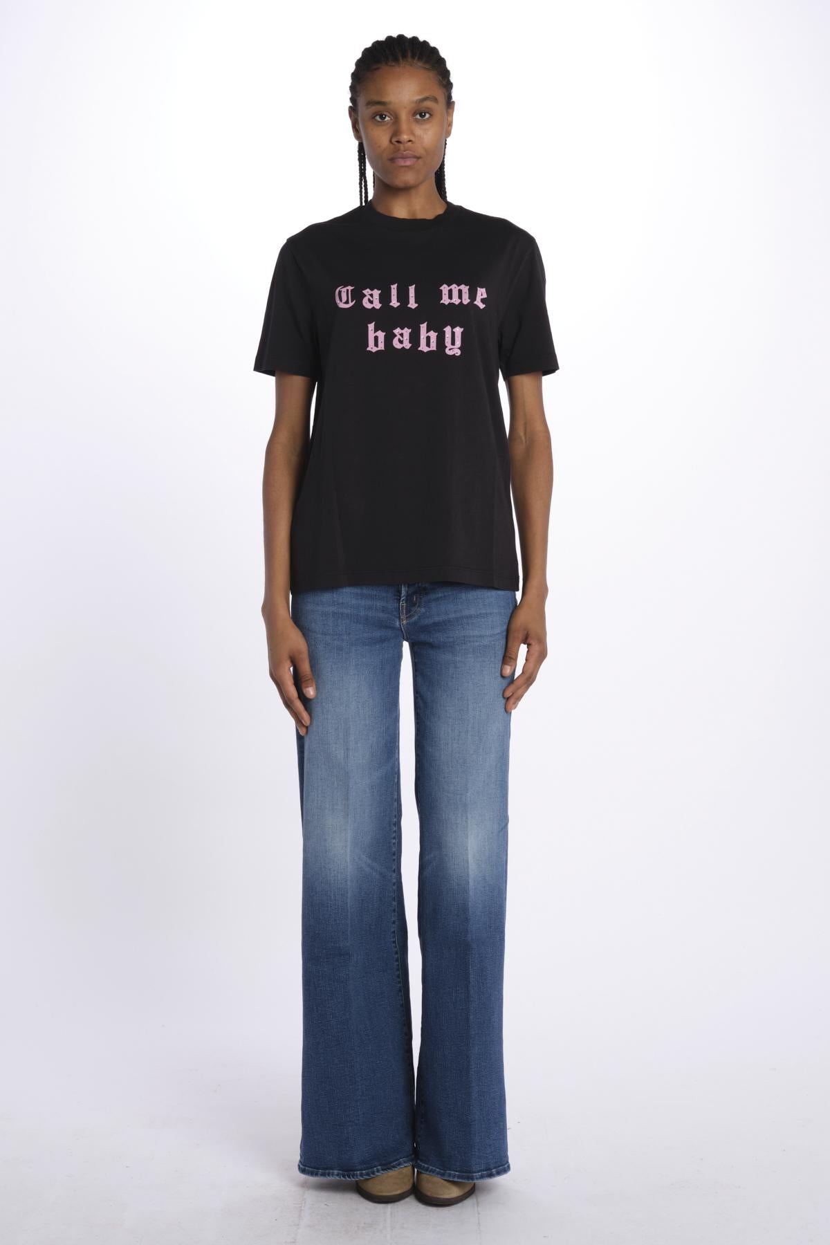 Edwin hc call me baby strass JWTS02804 BLACK zadig & voltaire 